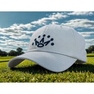 Scotty Cameron Titleist Golf Hat Crown Logo Ivory w/ Navy Adjustable NWT